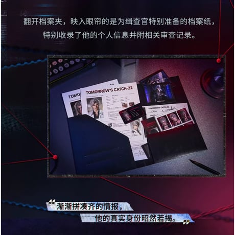 03/29〆【恋と深空】中国公式通販「明日无处可逃」ファイル+フォトカードセット（全5種）