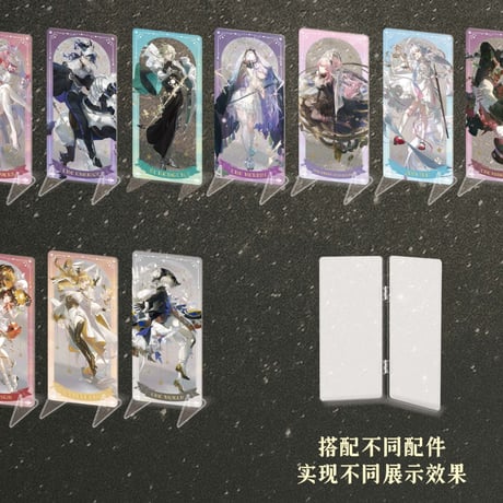 【VirtuaReal × 三月獸】2025年中国POP-UP SHOP 「綺夢之旅」 屏風 アクリルカード（全22種）