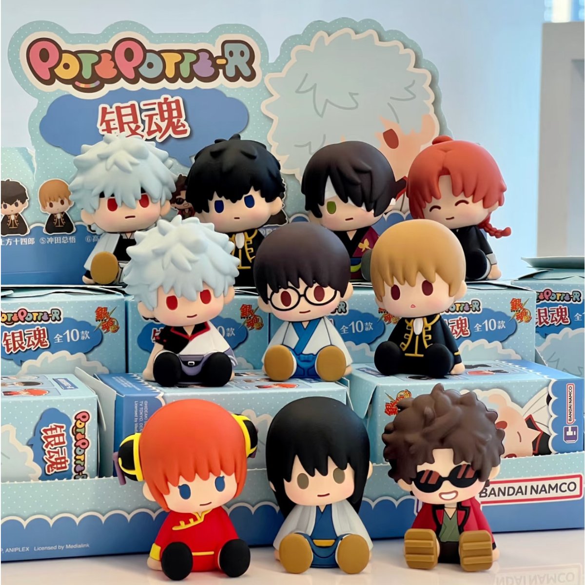 銀魂　POTEPOTTE　ぬいぐるみ　坂田銀時 銀魂 坂田銀時 ぬいぐるみ超BIG バンダイナムコ potepotte 海外限定