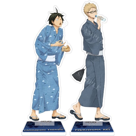 【ハイキュー!! × 星河動漫 】中国発売 「浴衣」着物 夏祭り アクリルスタンド アクスタ セット（全5種）