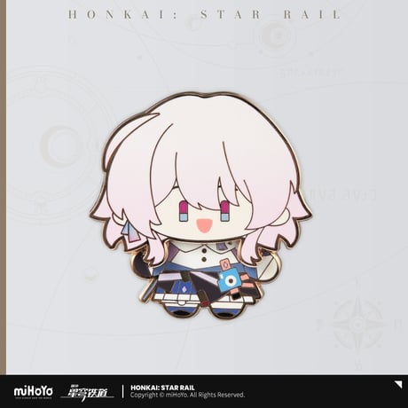 【崩壊：スターレイル】Honkai Star Rail ちびキャラ メタルバッジ 金属バッジ（全6種）※180日以内発送予定