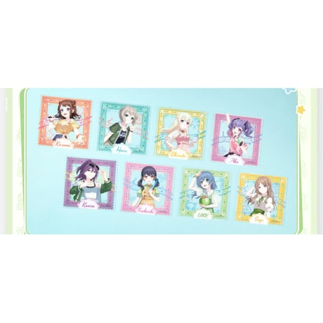 【BanG Dream! × ローソン】LAWSON中国発売 2025年コラボ コースター 収納ブック シリアルカード セット（全1種）