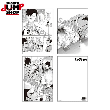 【ハイキュー!!】SHONEN JUMP SHOP 上海 ジャンプショップ中国限定 ポストカードセット（全5種）