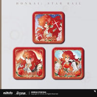 【崩壊：スターレイル】Honkai Star Rail 「純美盖世無双」シリーズ スクエア 缶バッジ アルジェンティ（全3種）※180日以内発送予定