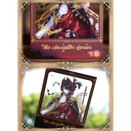【NIJISANJI EN × Bilibili Goods】にじさんじ Luxiem「航海家」シリーズ クリアカード Luca / Vox（全2種） ※予約販売
