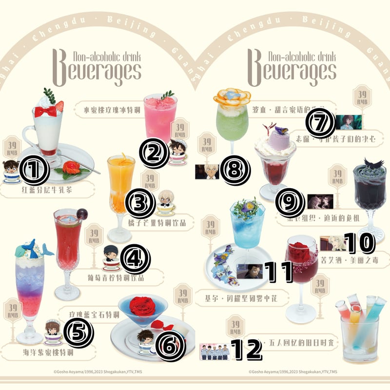 特典対象外【名探偵コナン × IPSTAR 】2023年中国限定 コラボカフェ