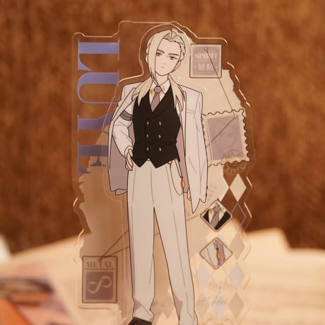【羅小黒戦記2 × 森雨漫】中国限定発売「SUIT」スーツ 背景付き アクリルスタンド（全8種）