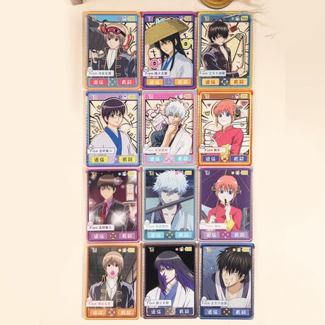 在庫販売【銀魂 × 谷子熊 KUMAGUZI】Gintama 中国限定発売 場面写 トレーディングアクリルカード 第一弾（全12種）