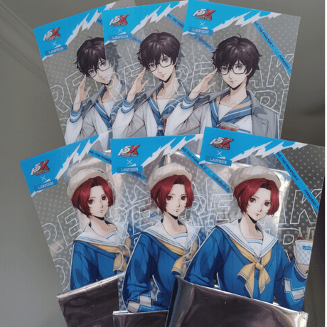 【ペルソナ5: The Phantom X × ローソン】P5X 中国限定 罗森LAWSON コラボ 抽選会特典 記念クリアチケット（全3種）