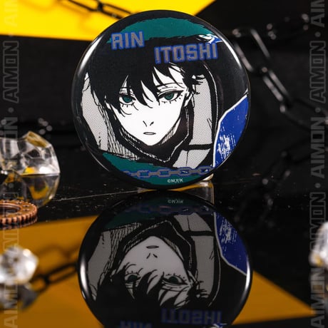 【ブルーロック × AIMON】BLUE LOCK 中国発売 第一弾 原画 反射 トレーディング 缶バッジ（全8種）