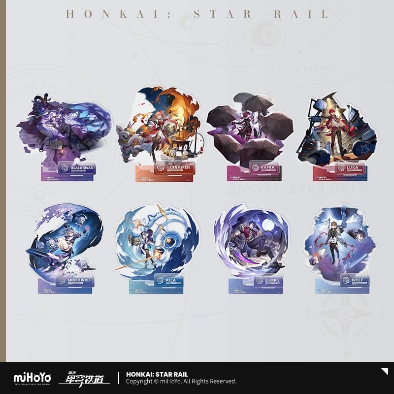 崩壊：スターレイル】Honkai Star Rail 「立ち絵」シリーズ アクリル