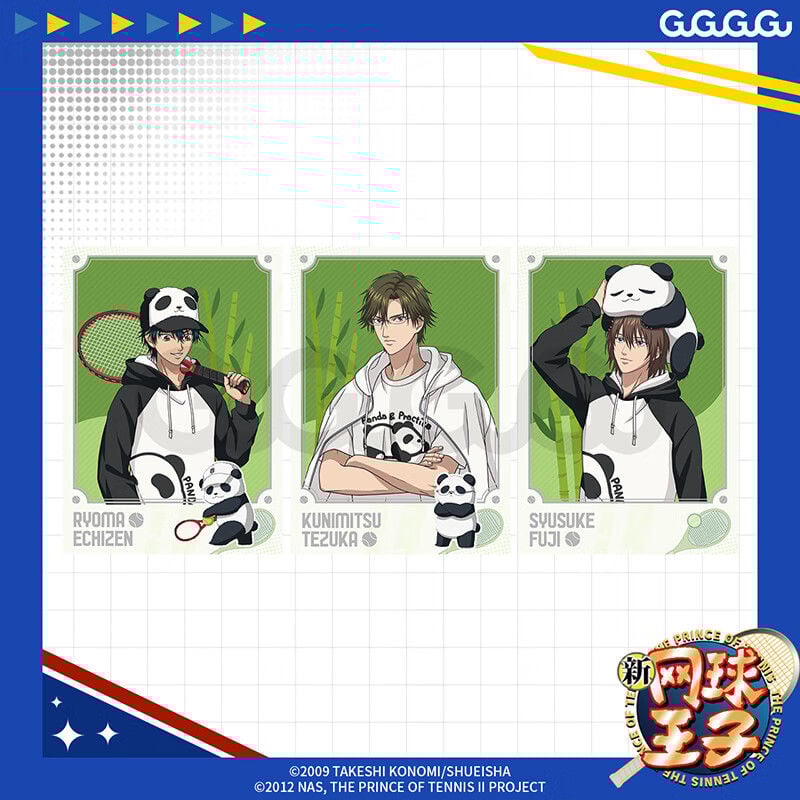 新テニスの王子様 × GuGuGuGu】テニプリ 中国限定発売 「パンダ」シリーズ チェキ風 新テニスの王子様 × GuGuGuGu】テニプリ 中国限定発売 「パンダ」シリーズ チェキ風