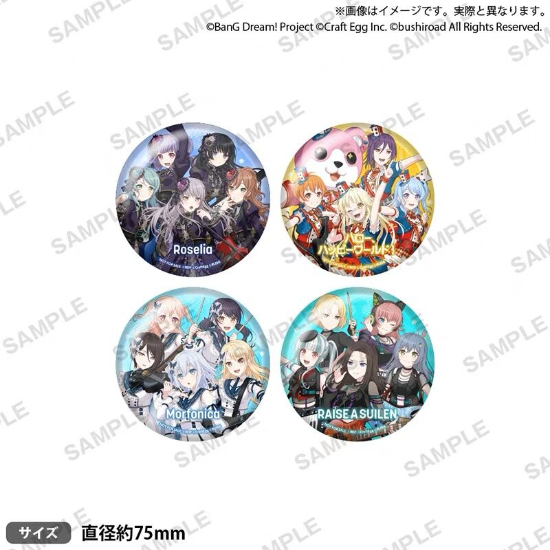 BanG Dream!】中国Animate限定 トレーディング BIGホログラム缶バッジVo