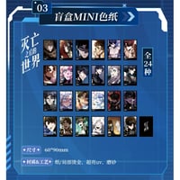 04/22〆【全知的な読者の視点から× GOODSLOVE】中国期間限定開催「美食協会」コラボカフェ 滅亡後の世界 トレーディングMINI色紙（全24種）