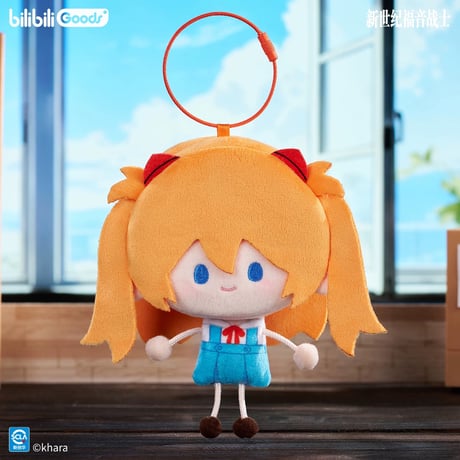 【新世紀エヴァンゲリオン × bilibiliGoods】中国発売  「棒人間」シリーズ  収納バッグ 小物入れ ぬいぐるみキーホルダー マスコット（全5種）
