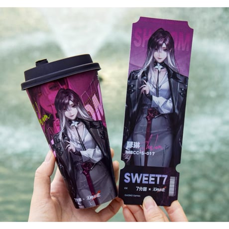 在庫販売【無期迷途 × 七分甜】7分甜 SWEET7 Path to Nowhere 中国限定コラボ ホログラムチケット レンチキュラーカード