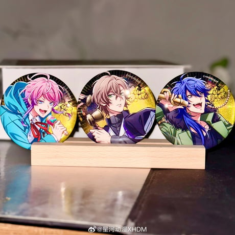 【ヒプノシスマイク × 星河動漫】中国発売 ヒプマイ -D.R.B- Rhyme Anima+ 「Splash」トレーディング マグネット式缶バッジ 缶マグネット（全18種）※予約販売