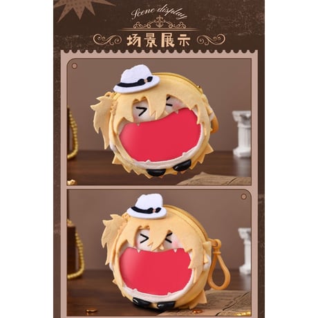 【NIJISANJI EN × Bilibili Goods】にじさんじ Luca Kaneshiro 「超開心」UWAシリーズ イヤホン用 mini収納バッグ ぬいバッグ （全1種） ※予約販売