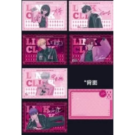 【時光代理人 × X11】LINK CLICK 中国期間限定 POP UP SHOP「粉墨派对」招待状（全6種）