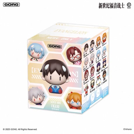 【新世紀エヴァンゲリオン × 共鳴 GONG】POPMART 中国限定発売 トレーディング ミニフィギュア マグネット式（通常版全16種/シークレット全2種）