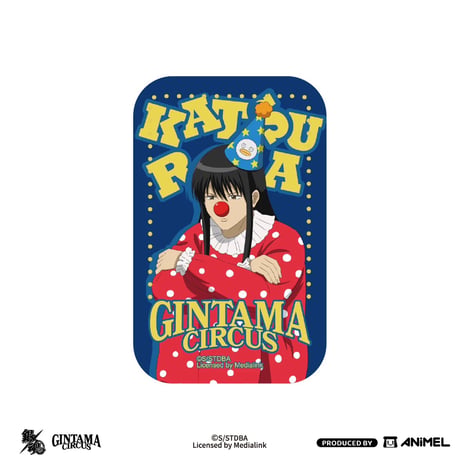 【銀魂 × ANiMEL】GINTAMA CIRCUS 中国発売 「20周年記念」 サーカス団 雑技団 スクエア 缶バッジ （全7種）