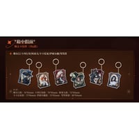 【リバース：1999 × BilibiliGoods】2025年中国 特販POP-UP 「箱中假面」 舞会 等身 アクリルキーホルダー（全6種）
