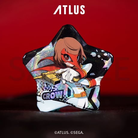 【ペルソナ5 タクティカ：P5T 】Atlus SEGA STORE 中国限定発売 Persona 5 Tactica 五角星型 トレーディング缶バッジ（全12種）