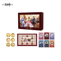 予約販売【原神 × 中国邮政】Genshin 2026年FES 郵便局コラボ 中国限定発売 コラボ 切手&ポストカード&記念メダル ギフトボックス 数量限定番号刻印あり