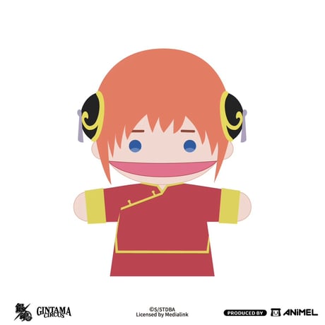【銀魂 × ANiMEL】GINTAMA CIRCUS 中国発売 「20周年記念」 手指パペット 指人形 ぬいぐるみ（全7種）