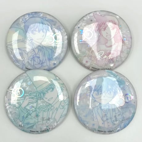 【名探偵コナン × KAYOU 卡游】中国限定 30周年記念 「庆典」缶バッジ（全4種）