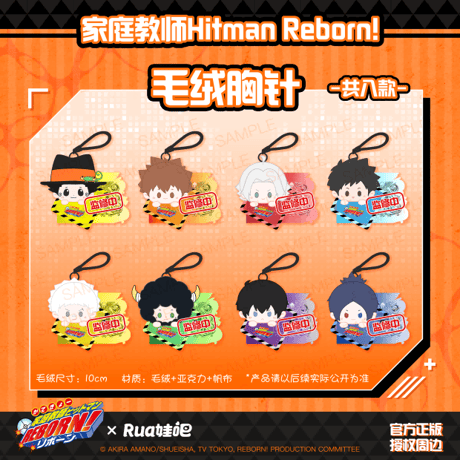 家庭教師ヒットマンREBORN 中国限定グッズ summer キーホルダー5個 家庭教師ヒットマンREBORN 中国限定グッズ summer キーホルダー5