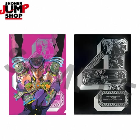 【ジョジョの奇妙な冒険】SHONEN JUMP SHOP 上海 ジャンプショップ中国限定 金属風 クリアファイル（全8種）