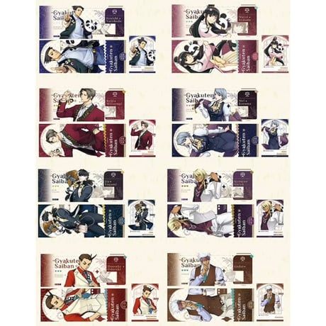 逆転裁判  中国限定　カプコン　フォトカード　全20種セット CAPCOM STORE TOKYO @capcomstorejapan ⁡ 『逆転裁判』20周年を