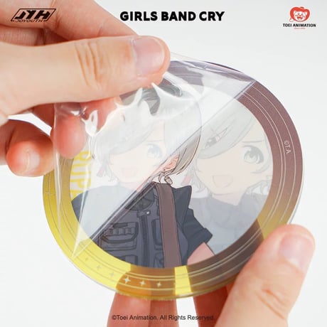 【ガールズバンドクライ × JOYOUTH】GIRLS BAND CRY 中国発売 トレーディング アクリルコースター （全5種）