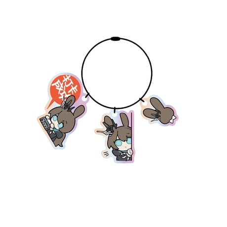 01/05〆 事後通販【アークナイツ × IPSTAR】Arknights 2024年中国限定コラボカフェ 「ECHOES 時遇回响」アクリルキーホルダー キーリング（全4種）