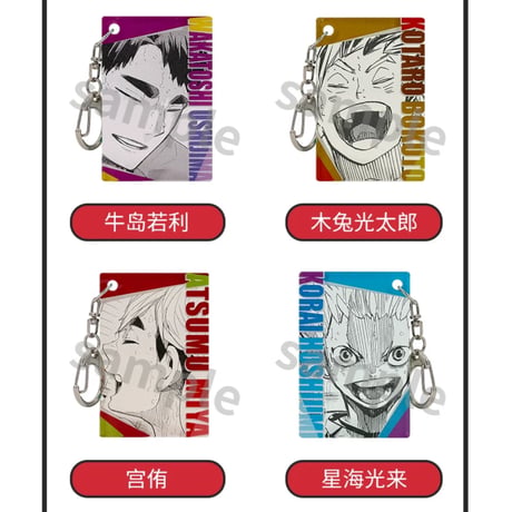 【ハイキュー!!】SHONEN JUMP SHOP 上海 ジャンプショップ中国限定 アクリルキーホルダーコレクション SMILE ver. （全16種）
