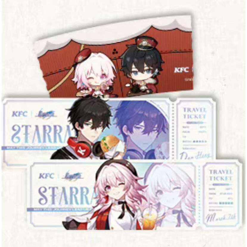 【未開封】「崩壊：スターレイル」コラボ コレクションカード 3パック Amazon.co.jp: 崩壊：スターレイル 公式グッズ 正規品 KFC