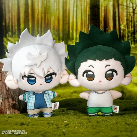 在庫販売【HUNTER×HUNTER  × 谷子熊 KUMAGUZI】ハンター×ハンター  中国限定発売 ぬいぐるみ 約15cm（全2種）