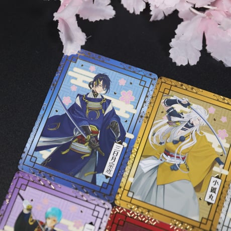 新発売【刀剣乱舞ONLINE × 星河動漫】中国限定発売 戦闘絵 箔押し トレーディング コレクションカード（全10種）