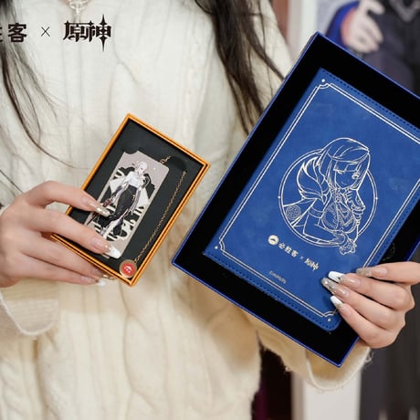※在庫販売【原神 × ピザハット】Pizzahut コラボグッズ 中国期間限定 メタルしおり （全2種）