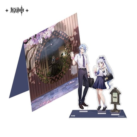 【原神】Genshin × HEYTEA 喜茶 コラボ 中国期間限定 アクリルスタンド アクスタ セット 神里綾人+神里綾華 ※予約