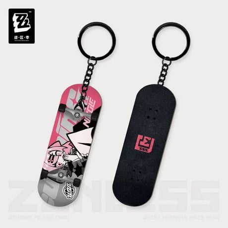 【ゼンレスゾーンゼロ】ゼンゼロ 绝区零 Zenless Zone Zero 「丽都シリーズ」 ちびキャラ SD 指先スケートボード型 キーホルダー 邪兎屋（全3種）※180日以内発送予定