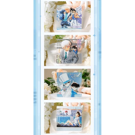 【名探偵コナン × AIMON 艾漫】中国限定発売 「原画」シリーズ トレーディング アクリルコースター B組（全11種）※予約販売