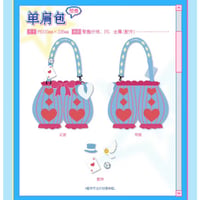 04/22〆【逆転裁判 × 次元波板糖】中国限定 「2001ゲームチャンネル」コラボカフェ ショルダーバッグ（全1種）受注生産