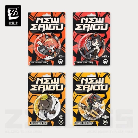 【ゼンレスゾーンゼロ】ゼンゼロ 绝区零 Zenless Zone Zero 「丽都シリーズ」 ちびキャラ SD 缶バッジ 白祇重工（全4種）※180日以内発送予定