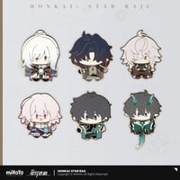 【崩壊：スターレイル】Honkai Star Rail ちびキャラ メタルバッジ 金属バッジ（全6種）※180日以内発送予定