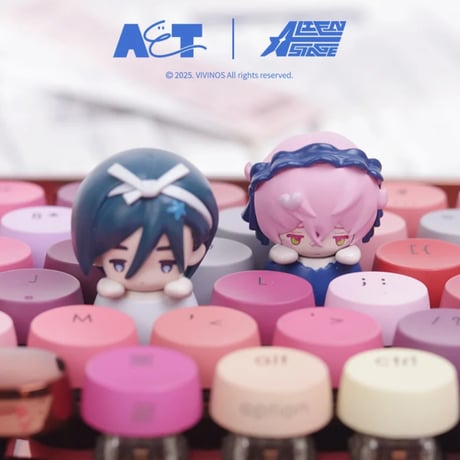 【ALIEN STAGE × AET 漫娯販】エイリアンステージ 「自由舞台」シリーズ トレーディング キーキャップ（全6種）