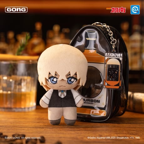 【名探偵コナン × 共鳴 GONG】Detective Conan × POPMART 中国限定発売 「黒の組織 酒リスト」ぬいぐるみ 約11cm 収納バッグ付き（全5種）