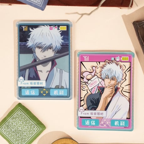 在庫販売【銀魂 × 谷子熊 KUMAGUZI】Gintama 中国限定発売 場面写 トレーディングアクリルカード 第一弾（全12種）
