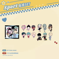 事後通販・数量限定【ALIEN STAGE × 森雨漫】エイリアンステージ 三周年 中国成都POP-UP 「Sport」ステッカーSet（全1種）